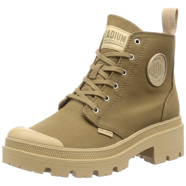 Palladium Women's Pallabase Twill Boot, Butternut, 8.5 M