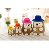 ASUNFO 12 Pcs Mini Top Hat Tiny Miniature Felt Hat