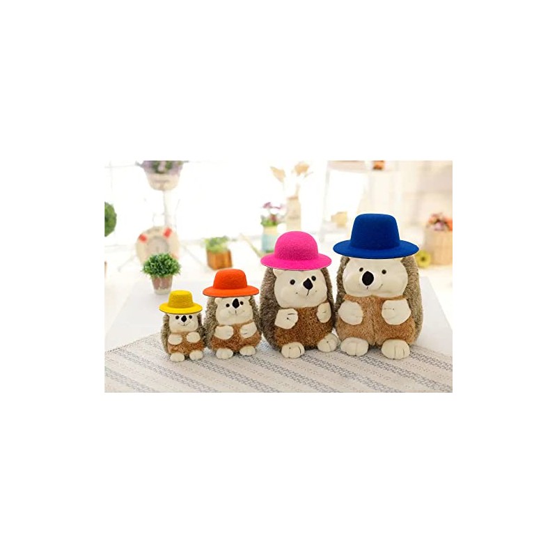 ASUNFO 12 Pcs Mini Top Hat Tiny Miniature Felt Hat