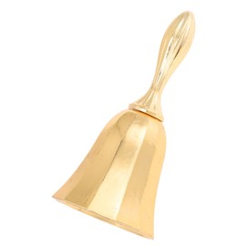 jojofuny Elegant Metal Call Bell for Restaurant and Bar Decorative Desktop Service Bell with Classic Design for Games Alarms and Teaching and Practical Use