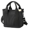 Aquamie Small Mini Tote Bag with Dividers, Zipper, Shoulder, Cross-body