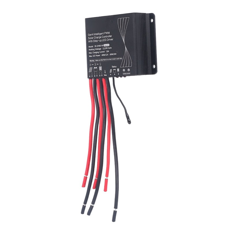 Solar Charge Controller 12V 24V PWM Battery Charging Regulator with