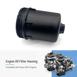 MATERIG Engine Oil Filter Housing Fit for Paccar MX13 Engines Replace 2011888 876740 1936324 1948922 2011888PE 1876740PE 1936324PE 1948922PE