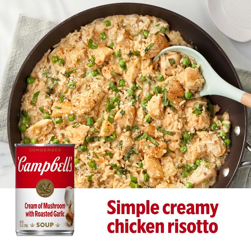 Campbell's Condensed Cream of Mushroom Soup with Roasted Garlic 10.5