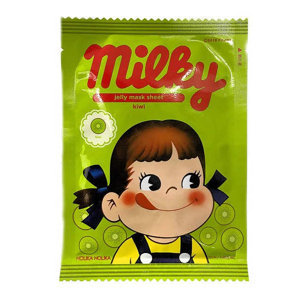 Holika Holica PEKO Jelly Sheet Mask, Kiwi, 1.3 oz (37
