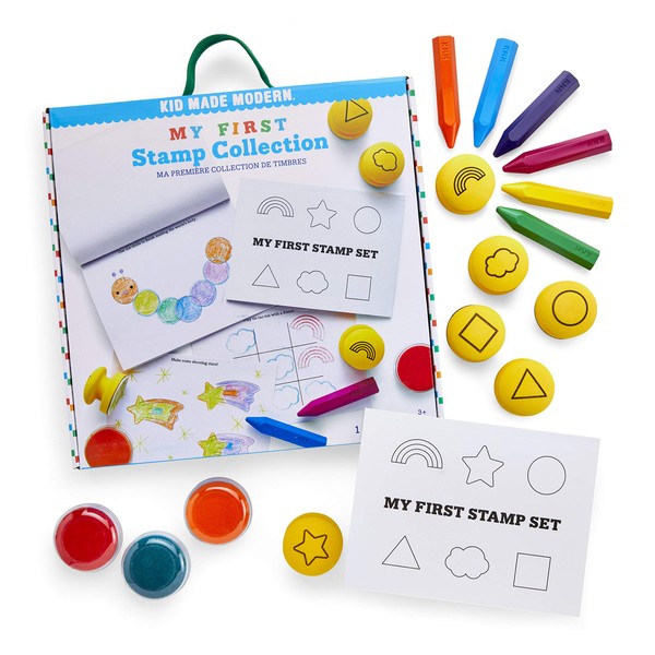 Kid Made Modern My First Stamp Collection - Art Activity Kit for Toddlers Ages 3 and Up