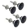 Woopeey 4 Pcs 1.25 inch Universal 304 Stainless Steel Vehicle