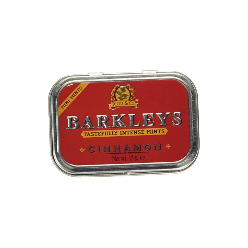 Barkleys Mints Sugar Free Cinnamon Intense Mints Tins, 15 g