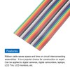 QUARKZMAN 1 Piece 25 Pin Ribbon Rainbow Cable 30ft 1.27mm