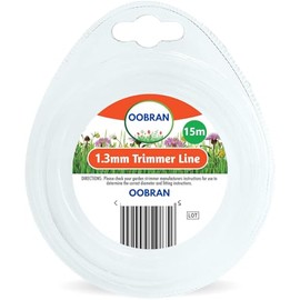 VONRUSS-UK 15M Garden Strimmer Trimmer Line Cord 1.2mm 1.6mm 2mm Nylon Wire Garden Grass (1.3mm x 15m)