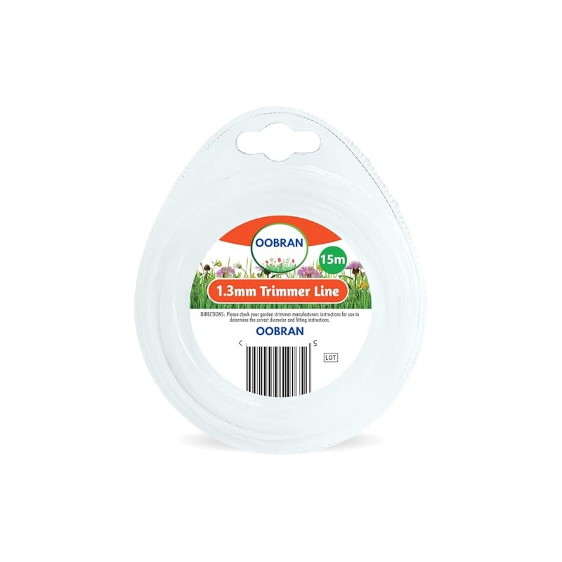 VONRUSS-UK 15M Garden Strimmer Trimmer Line Cord 1.2mm 1.6mm 2mm
