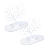 EHDWXVZM 2-Piece Jewellery Stand with Side Shelf, Jewellery Stand, Earring
