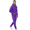 JIHUILAI 2XL Men's Hooded Athletic Tracksuit Casual 2 Pieces Suits
