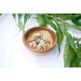 Windalf ELENOIRE Small Teak Bowl 3 cm Piece Salt & Herb Bowl Handmade Wood