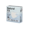 Natural Fit Masks White 30 Count