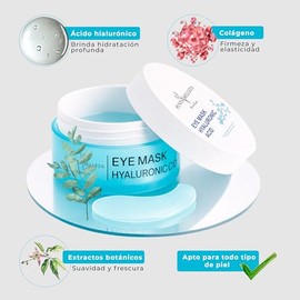 Punta Belleza | Parches para Ojos con Ácido Hialurónico y Glicerina | Hidrogel Hidratante Anti Ojeras, Bolsas y Líneas Finas | 60 Piezas