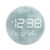 MAG T-791A WH Noah Precision Table Clock, LED, Digital AC