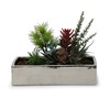 WGV Rectangle Block Ceramic Vase 12" x 7" x 3"H