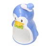 Shaved Ice Machine ABS Penguin Shape Blue Household Portable Manual
