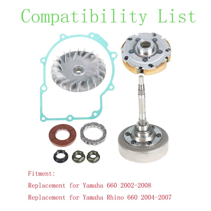 marddpair Primary Sheave Pad Shoe with Gasket Clutch Drum Housing