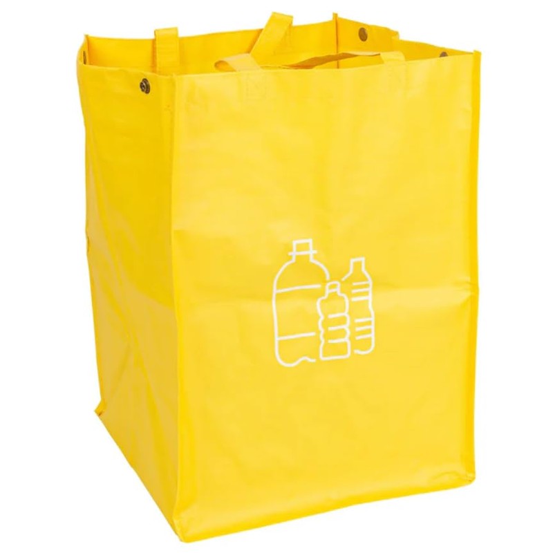ASHLEY HOUSEWARES Recycling Bags Sacks, Colour Coded, Attaches together, set