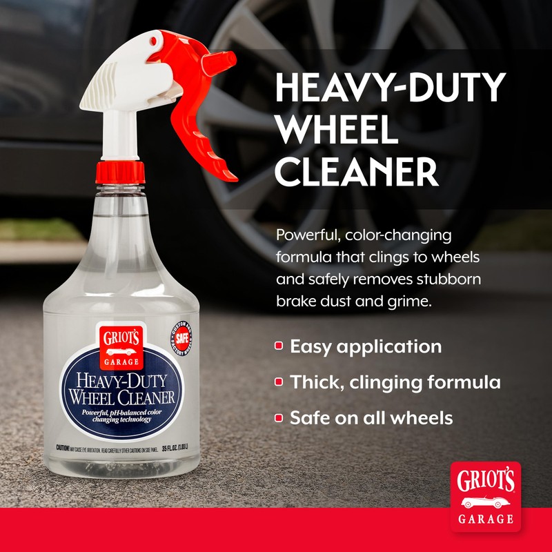 Griot's Garage Heavy-Duty Wheel Cleaner for All Wheel Finishes, Breaks