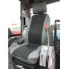 Durafit Seat Covers, Gray with Black Seat Covers for Kubota