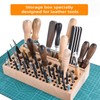 YVOKERN Leather Craft Tool Holder with 46/98 Holes,Professional Leather Punch