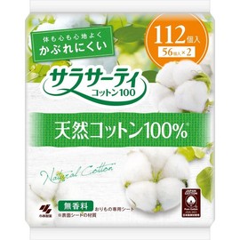 etc Sarasati Kobayashi Pharma Sarasati 100 Cotton Unscented 112 Sheets / 사라사티 코바야시제약 사라사티 100 코튼 무향 112매