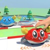 Crab Animal Press and Go Car Set for Toddlers,Fun Sliding