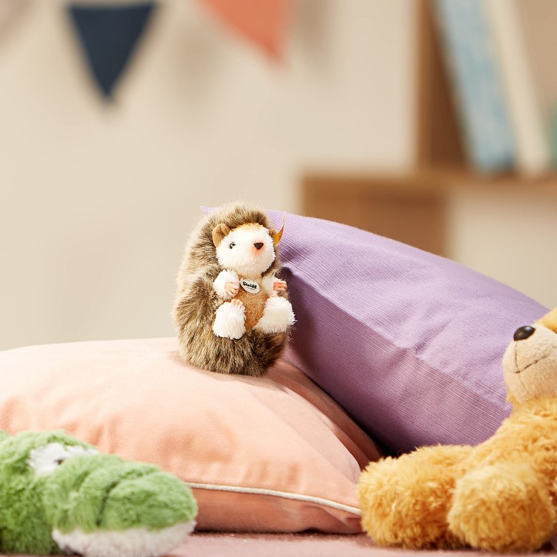 Steiff JOGGI Brown Baby Hedgehog – Cherished Heirloom Plush Toy,