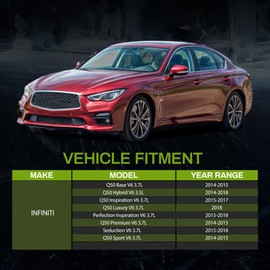 AUTOSAVER88 Radiator Compatible with 2014 2015 2016 2017 2018 INFINITI Q50 V6 3.5L 3.7L