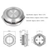 Pack of 5 Metal Push Button Switches with LED, Mini