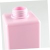Ipetboom 2sets Pink Square Emulsion Bottles with Pump Refillable Liquid