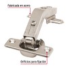 Hermex BIDI-135, Bisagras bidimensional, 135°, bolsa 2 piezas