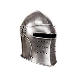 THOR INSTRUMENTS Visored Bascinet Medieval Helmet Armour Metallic One Size Rustic Vintage Home Decor Gifts