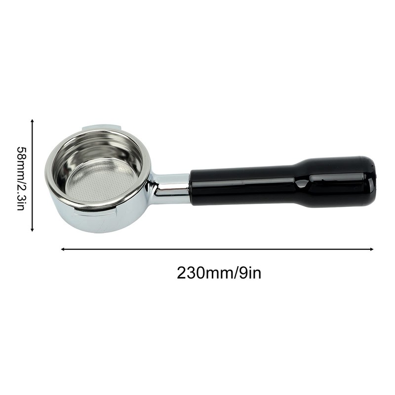 xuuyuu 58MM Coffee Bottomless Bottomless Design Porta Filter with Filter