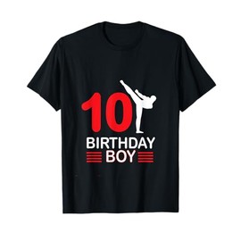 Karate Birthday Tee Boy Gift Kids Taekwondo T-Shirt