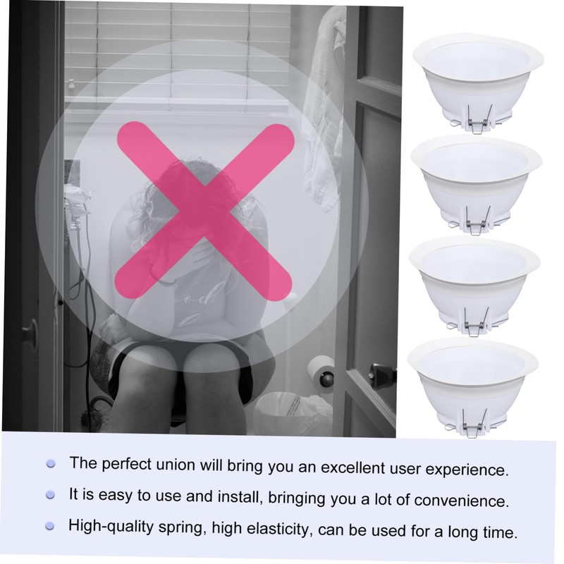 Outanaya 10pcs Anti-odor Toilet Bathroom Deodorizer Odor Prevention High Elasticity