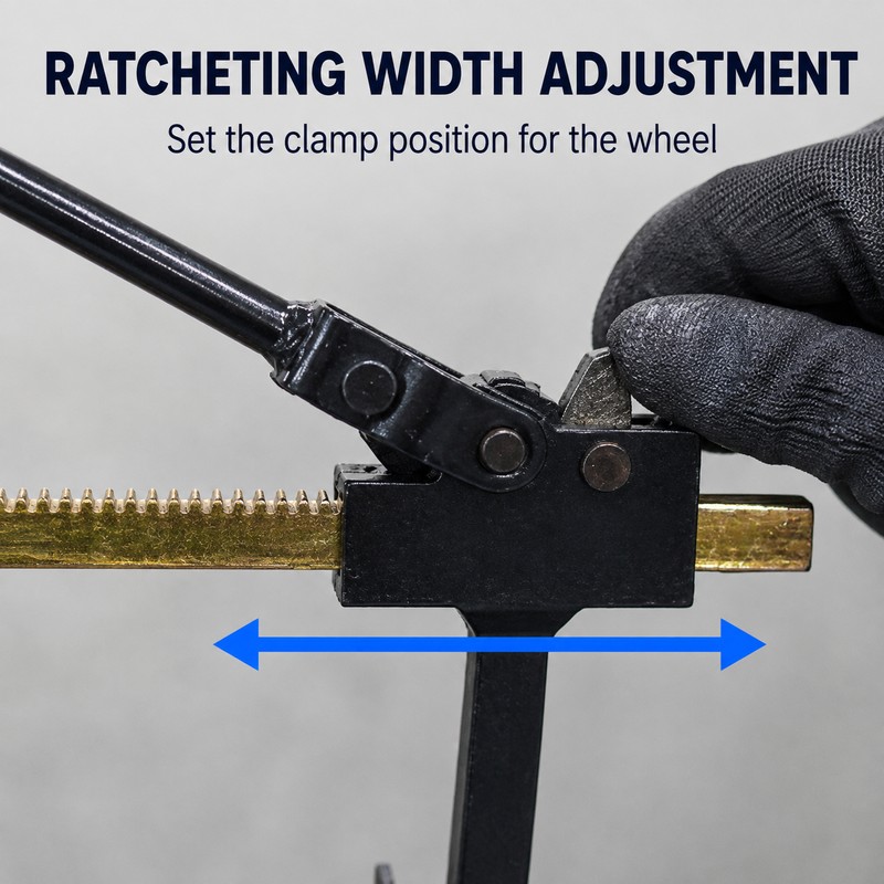 16.14-Inch Manual Steel Tire Changer Bead Breaker Tool