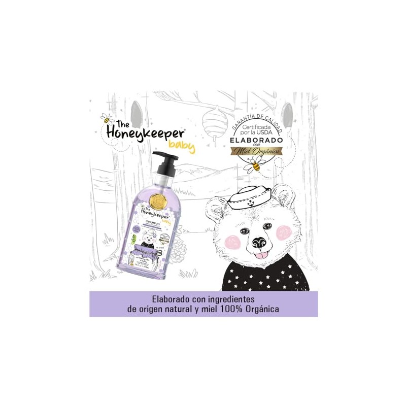 The Honeykeeper SHAMPOO KIDS RELAXING OILS AND HONEY 414 ML