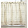 Lorraine Home Fashions Adirondack Tier Curtain Pair, 60 by 24-Inch,
