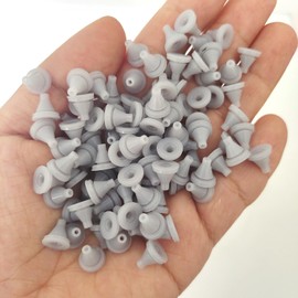 50 PCS Shower Head Replace Parts Shower Head Nozzles Replacement Showerhead Spray Hole Silicone Nozzle Universal Sprinkler for Shower Hole Diameter 0.16inch