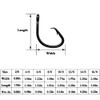 Saltwater Heavy Duty Live Bait Hook Black Nickle Coating Big