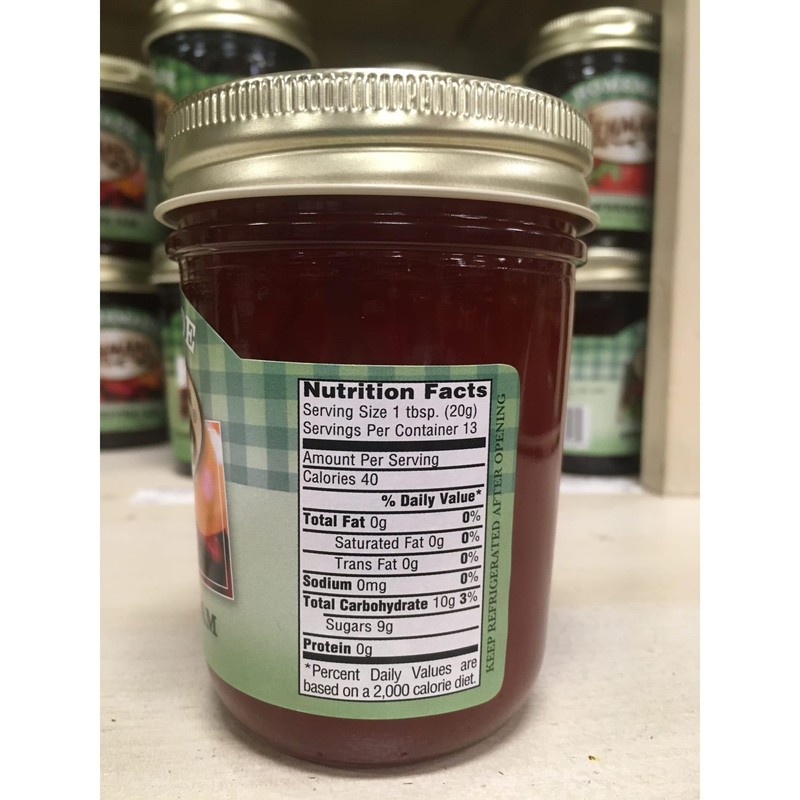 Lehman's Homemade All Natural Preserves Spread, No Preservatives, 8 Oz,