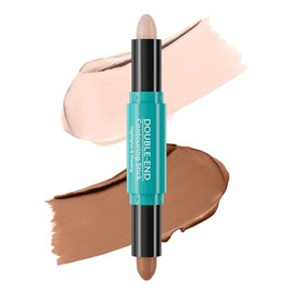 Lápiz de contorno en crema 2 en 1, portátil, impermeable, moldeador y resaltador, maquillaje de larga duración, doble extremo, lápiz luminizador de co