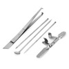 5Pcs Capon Knife Tool Stainless Steel Kit Poultry Farms Veterinary