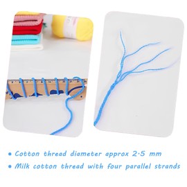 Pyuyan 15 Colours Wool for Crochet Knitting, Acrylic Wool for Knitting, Acrylic Wool Set, Beginners Crochet Yarn, Yarn Crochet, Knitting Yarn Cotton, for Crochet Knitting and Crafts