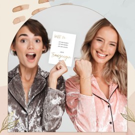 Hongma Maid of Honour Questions Gift Box "Willst Du Meine Trauzeugin sein Karte mit Armband Maid of Honor" Gifts Box for Bridesmaid Ideas for Thank You