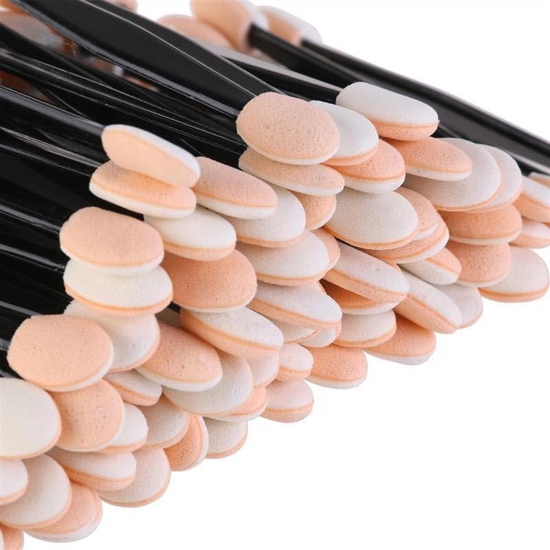 Disposable Eyeshadow Brush Sponge Head Disposable Eyeshadow Brush Makeup Tools
